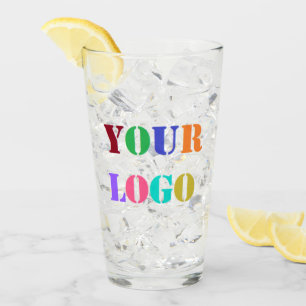 Your Business Promotional Branded Glass Example