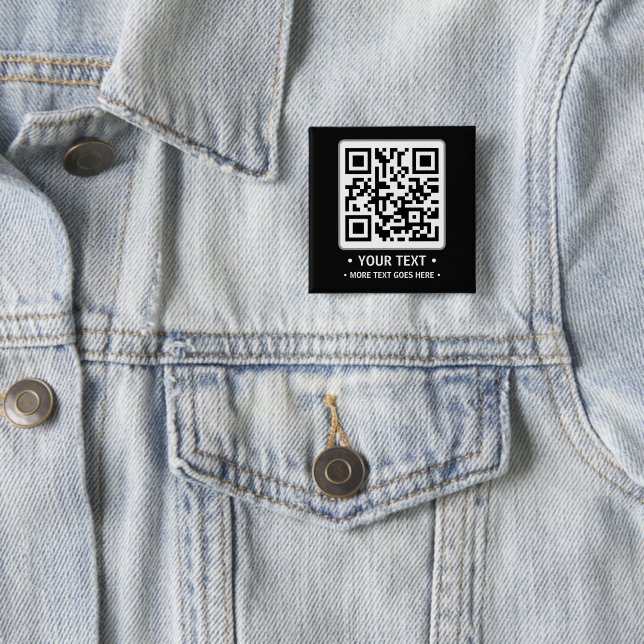 Your Business QR Code 15 Cm Square Badge (In Situ)