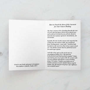  Your Cancer Healing is a Touch Away  Card