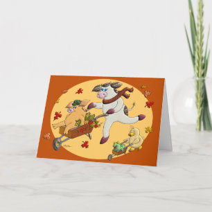 Your Carts Overflow With Abundance. Holiday Card