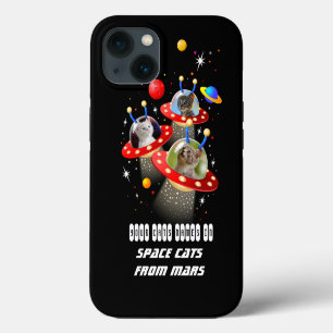 Your Cats in an Alien Spaceship UFO Sci Fi Film Ca iPhone 13 Case