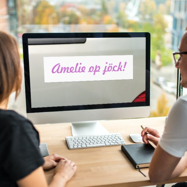 "Your child" op jöck! Bumper Sticker (Creator Uploaded)