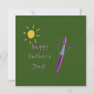 Your Child’s Artwork Father’s Day Card