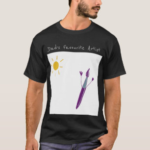 Your Child’s Artwork For Dad On A T-Shirt