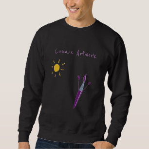 Your Child’s Artwork On A Men’s Sweatshirt