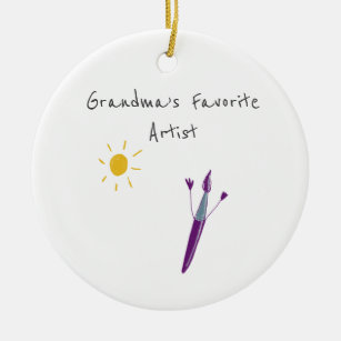 Your Child’s Artwork On An Ornament