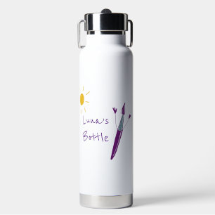 Your Child’s Artwork Water Bottle