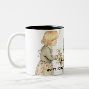 Your Child Soul - Vintage Illustration Two-Tone Coffee Mug