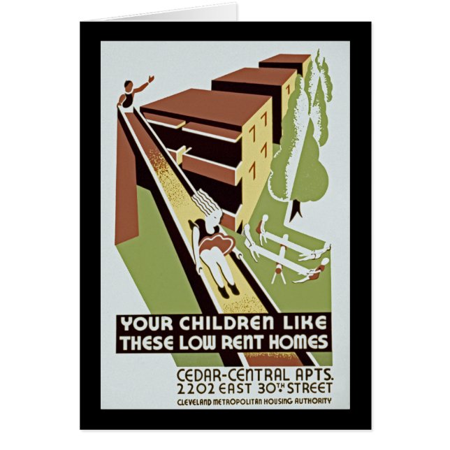 Your Children Like These Low Rent Homes (Front)