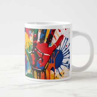 Your Childs Artwork One Of A Kind Personalised Large Coffee Mug