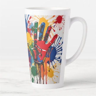 Your Childs Artwork One Of A Kind Personalised Latte Mug