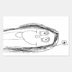 Your Child's Drawing - Mother's Day Gift Rectangular Sticker