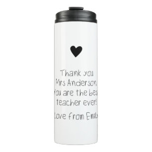 Your Child's Message Handwriting Teacher Gift Thermal Tumbler