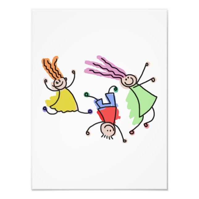 Your Child's Own Painting Photo Print (Front)