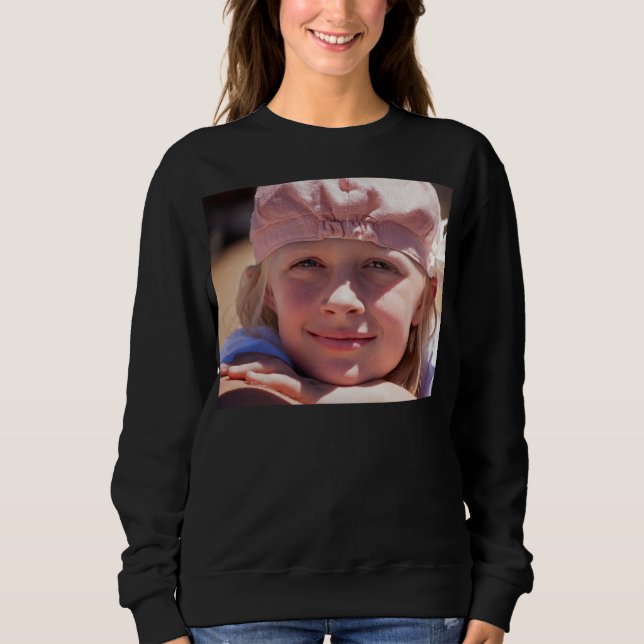 YOUR CHILD'S PHOTO custom T-Shirt Sweatshirt (Front)