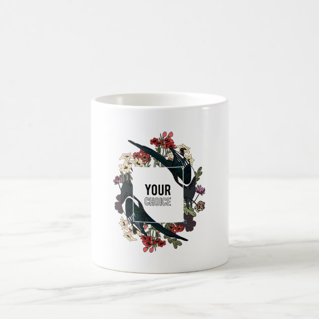 your choice an amazing design  coffee mug (Center)
