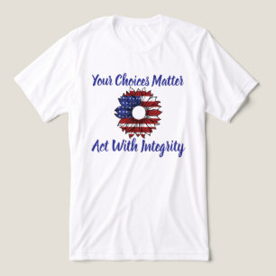 Your Choices Matter Political T-Shirt Tri-Blend Shirt