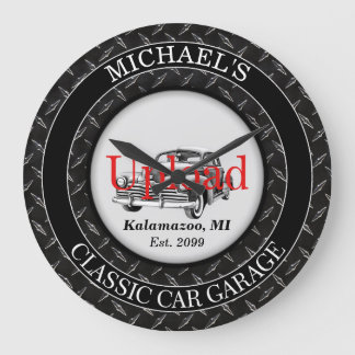 Your Classic Car Photo Upload Wall Clock