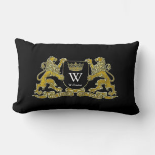 Your Coat of Arms Monogram and Colour Pillow
