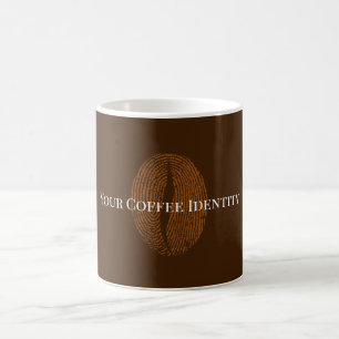 Your Coffee Identity Fingerprint Coffee Mug