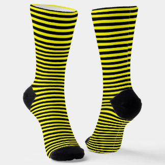 Your Colour and Yellow Stripes Socks