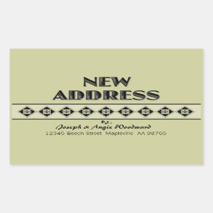 Your Colour Choice! Custom New Address Stickers