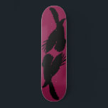 Your Colour - Eagle Flying Skateboard - Silhouette<br><div class="desc">Your Colour - Eagle Flying Skateboard - Silhouette Painting - Choose / Add Your Unique Colour / Text / Name / Font / Size / Elements - Make Your Special Gift - Resize and move or remove and add elements / text with customisation tool ! Painting and Design by MIGNED....</div>