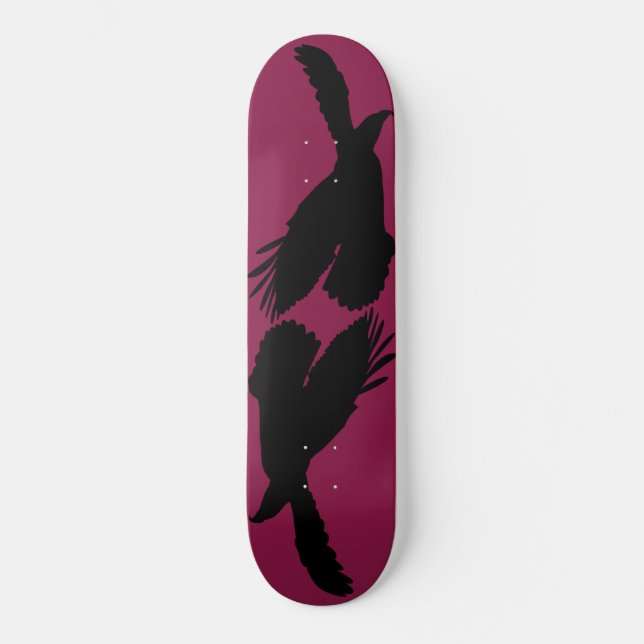 Your Colour - Eagle Flying Skateboard - Silhouette (Front)