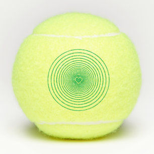 Your Colour Heart Tennis Balls