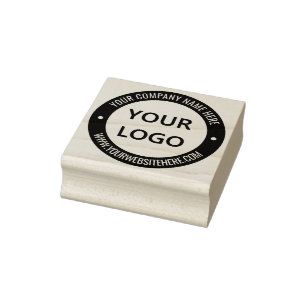 Your Colours Business Logo Name Website Stamp