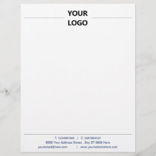 Your Colours Business Office Letterhead with Logo