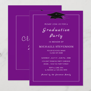 Your Colours Graduation Invitation - Choose Font