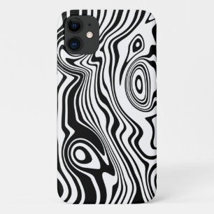 Your Colours Waves Black White Design iPhone Case