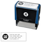 Your Company Logo Address Self-inking Stamp