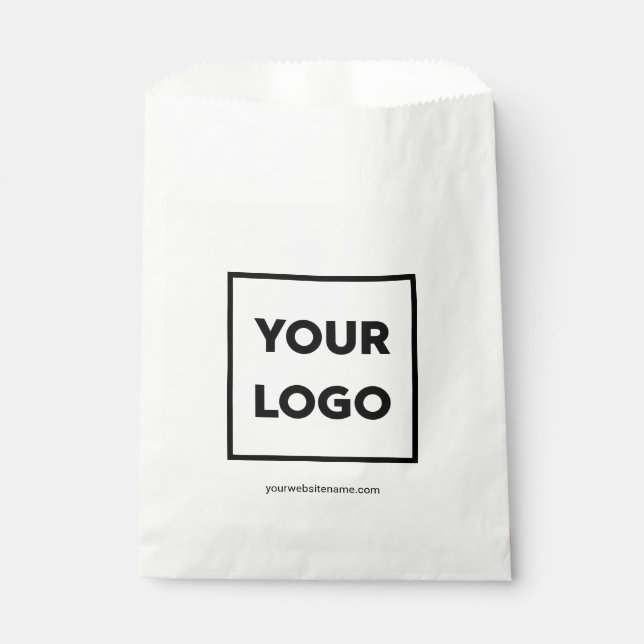 Your Company Logo and Website Business Favour Bag (Front)
