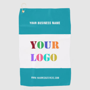 Your Company Logo Branded Golf Towel Template
