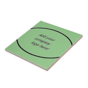 Your Company Logo Branding Name Custom Print Ceramic Tile