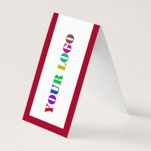 Your Company Logo Business Card Custom Colours