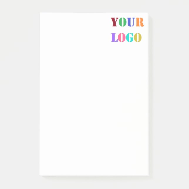 Your Company Logo Business Post-it® Notes Template (Front)