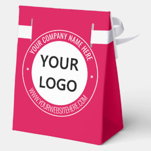 Your Company Logo Custom Text and Colours Favour B Box