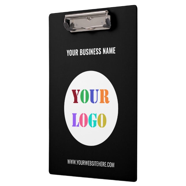 Your Company Logo Custom Text Clipboard Example (Left)