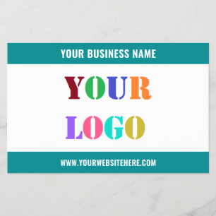 Your Company Logo Custom Text Promotional Flyer