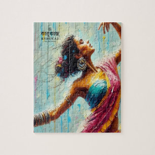 Your company logo & Handmade By Your company Name  Jigsaw Puzzle