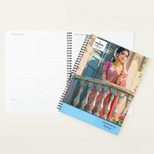Your company logo & Handmade By Your company Name  Planner