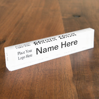 Your Company Logo Name Plate