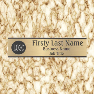 Your Company Logo Office Door Sign Gold Colour