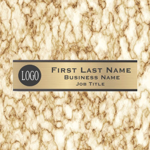 Your Company Logo Office Door Sign Gold Look