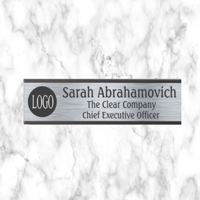 Your Company Logo Office Door Sign Long Name (Creator Uploaded)