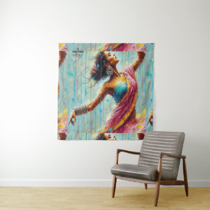 Your company logo & personalised image tapestry