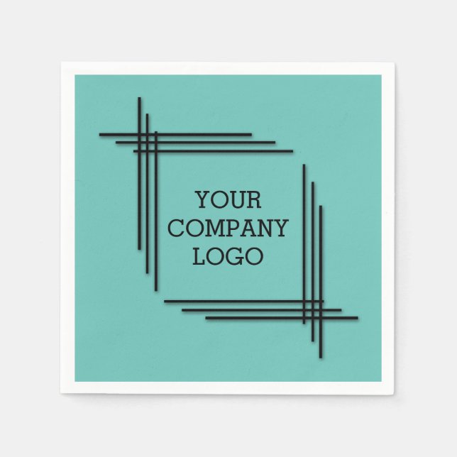 YOUR COMPANY LOGO,personalised Napkin (Front)